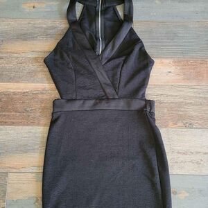 New TRIXXI little black dress! SMALL with side cutouts and cute back!! B5
